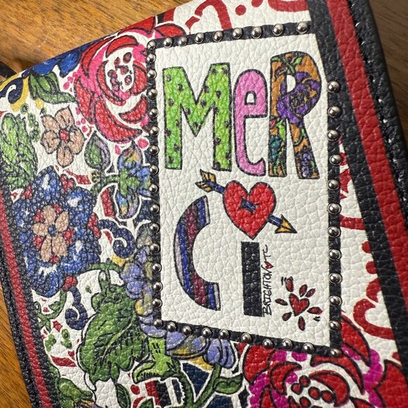 Brighton Crossbody Allure-Merci Phone Organizer Red White Blue... - Picture 6 of 8